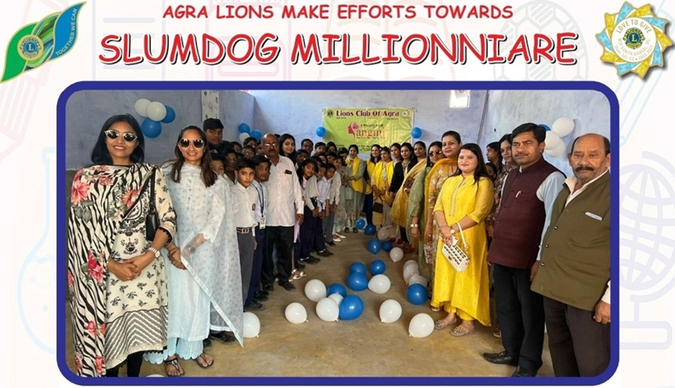 Empowering Slum Children: Agra Lions Club Build a Bright Future Empowering Slum Children: Agra Lions Club Build a Bright Future
